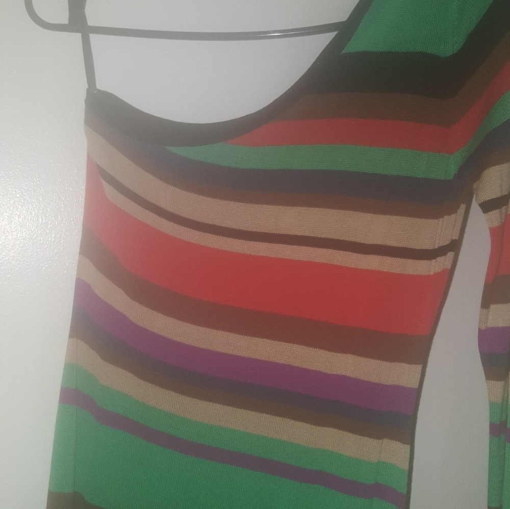 Bcbg multi color maxi dress